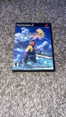 Final Fantasy X - Black Label. (Sony PlayStation 2, 2001). CIB Tested