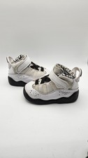 Nike Air Jordan 6 Rings TD Shoes White Black 323420-107 Toddler Infant 4C
