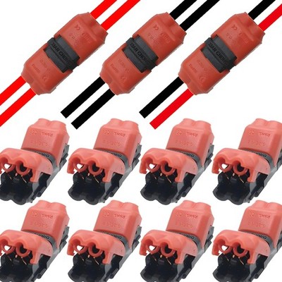 Verbinder Niederspannung H Typ 2 Pin Kabelverbinder ohne Drahtabisolierung