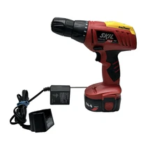 SKIL Drill 14.4V Cordless Power Tool With Charger Battery Stud Finder Tested