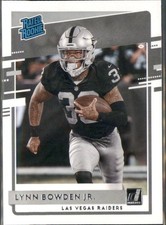 Lynn Bowden Jr. 2020 Donruss Las Vegas Raiders #332
