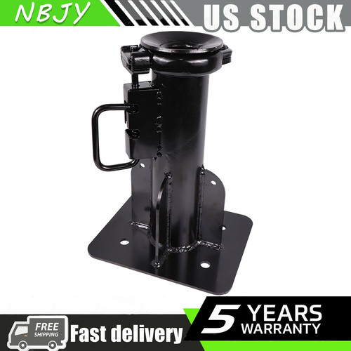New 17" 30000LB Heavy Duty Fifth 5th Wheel to Gooseneck Adapter Hitch RV Bolt-On
