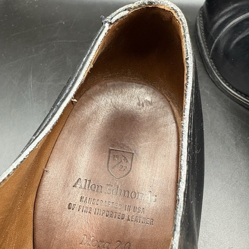 Allen Edmonds Shoe Mora 2.0 Double Monk Buckle Size 9 Black Leather USA - Bild 7 von 16