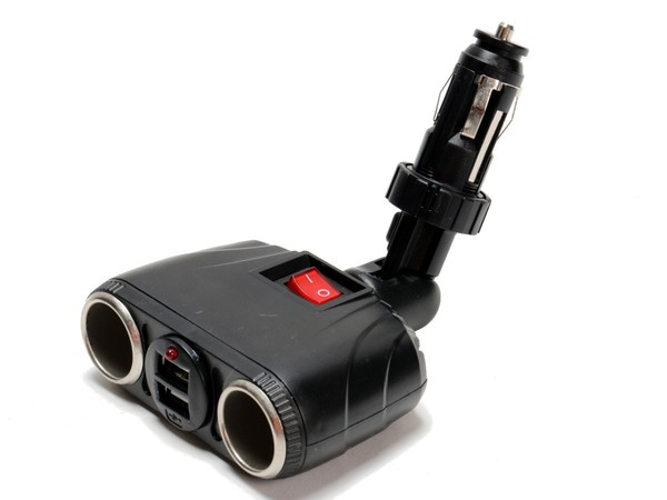 12V 24V 8A 2-Fach Steckdose ZigarettenanzüNder Auto Lkw Usb Buchse Verteiler-image