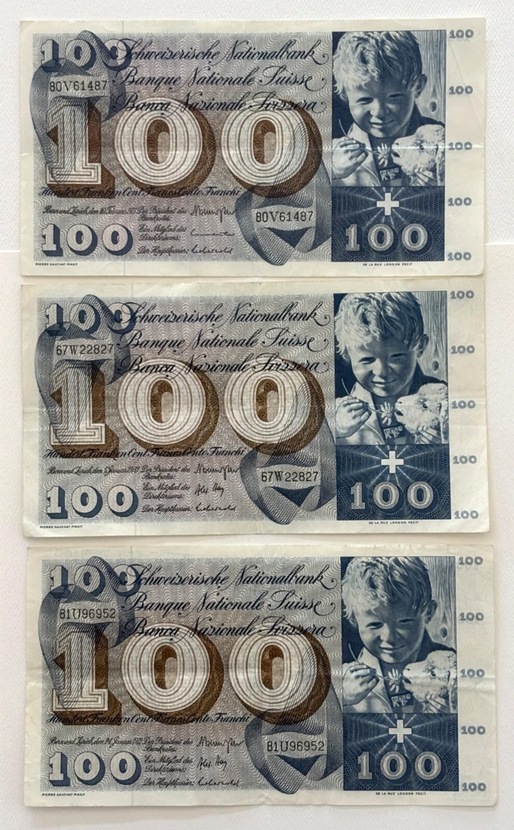 1970 Swiss Paper Money for sale | eBay