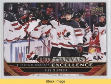 2024-25 Series 2 UD Canvas Program of Excellence Olen Zellweger #C256 READ 05kf