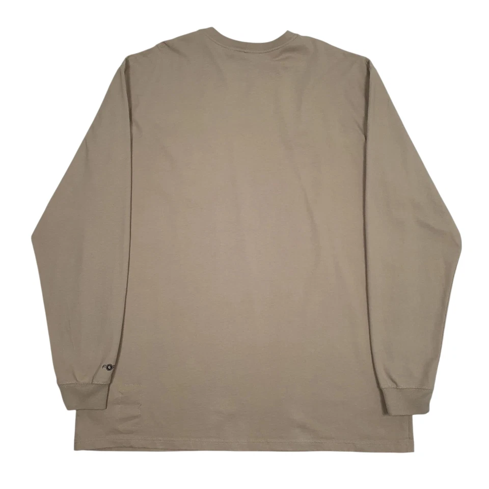 CARHARTT Brown T Shirt Tee Long Sleeve Cotton Mens XXLT - Image 2 of 4