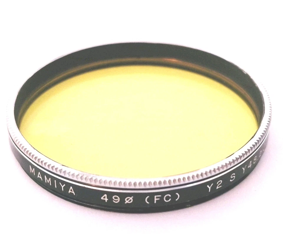 Mamiya 49mm Y2 (FC) S Y48.2 C Yellow Filter For Black & White Photography - Image 1 of 1