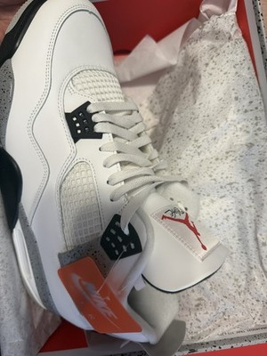 Nike Air Jordan 4 Retro White Cement, Size 15 new in box