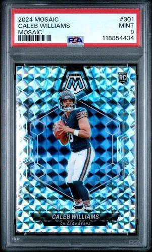 2024 Panini Mosaic - Rookies Caleb Williams #301 Mosaic Prizm (RC) PSA 9