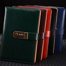 Retro Diary Journal With Lock Password Book Lockable Notebook Stationery Item