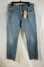 Levi's Men's 502 Regular Taper Light Wash Blue Stretch Denim Jeans 32x32 NWT