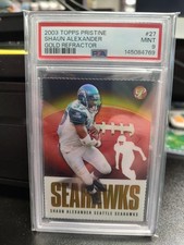 Shaun Alexander 2003 Topps Pristine Gold Refractor #27 /150 PSA 9