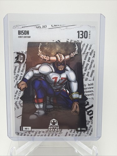 Bison - Bo Jackson Battle Arena Headliner Battlefoil Steel HBF-5 `Josh Allen`