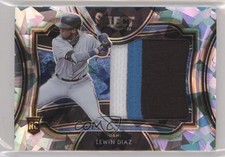 2021 Panini Select Cracked Ice Prizm 2/25 Lewin Diaz #HRJS-LD 0h6x