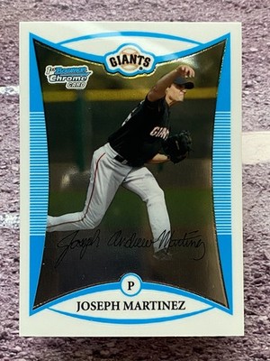 Joseph Martinez 2008 Bowman Chrome Prospects #BCP60 San Francisco Giants
