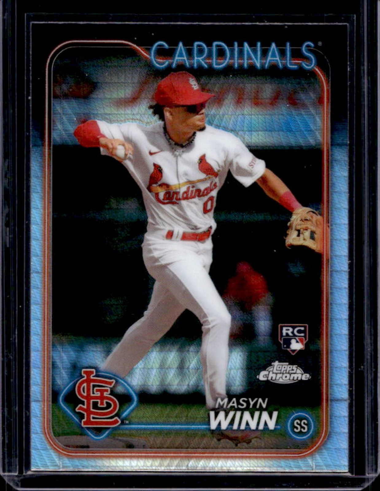 2024 Topps Chrome Masyn Winn RC Prism Refractor Rookie #189 Cardinals