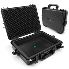 CASEMATIX Waterproof IP67 Laptop Case 15–17” Gaming Hard Shell Travel Case