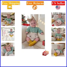 20 Inch Reborn Baby Doll, Soft Vinyl, Poseable, Lifelike Newborn for Ages 3+