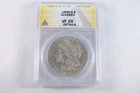 NobleSpirit Morgan SILVER Dollar 1896-S ANACS VF 25 details Pleasing Appearance