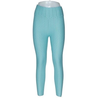 Sportleggings, Größe: S, Blau, Elasthan/Polyester, Einfarbig, Damen #cVS