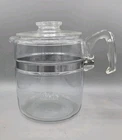 Vtg Pyrex Glass Stove Top Percolator 9-Cup 7759 Coffee Pot & Lid Only/No Inners