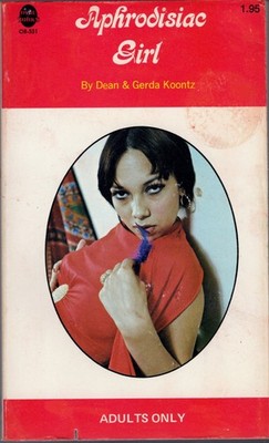 DEAN KOONTZ & GERDA KOONTZ - APHRODISIAC GIRL - RARE OVAL BOOKS 1973 UNREAD