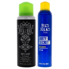 Bed Head Dirty Secret and Rockaholic Dirty Secret Dry Shampoo Kit by TIGI for...
