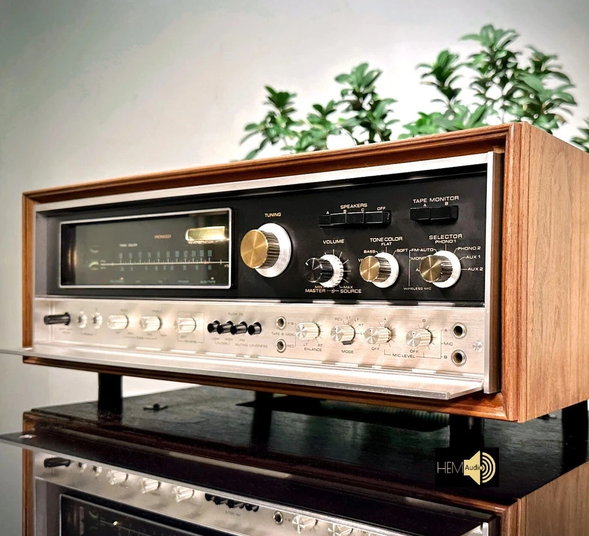 PIONEER SX-9000 Reverberation Stereo Receiver, exklusiv Vintage, Top Revidiert!