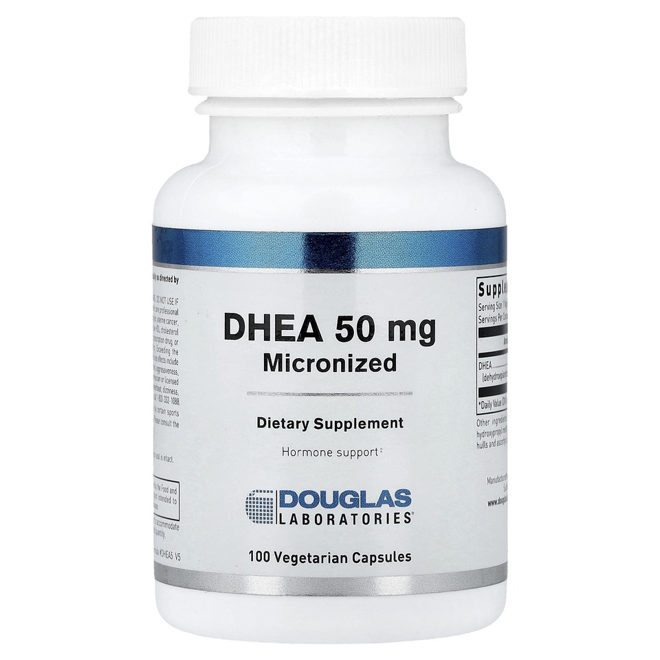 DHEA, 50 mg, 100 Vegetarian Capsules