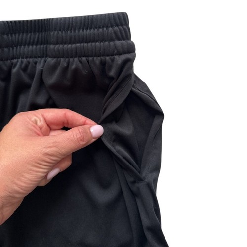 Adidas Black Logo Active Shorts Size 18/20 - Picture 2 of 5