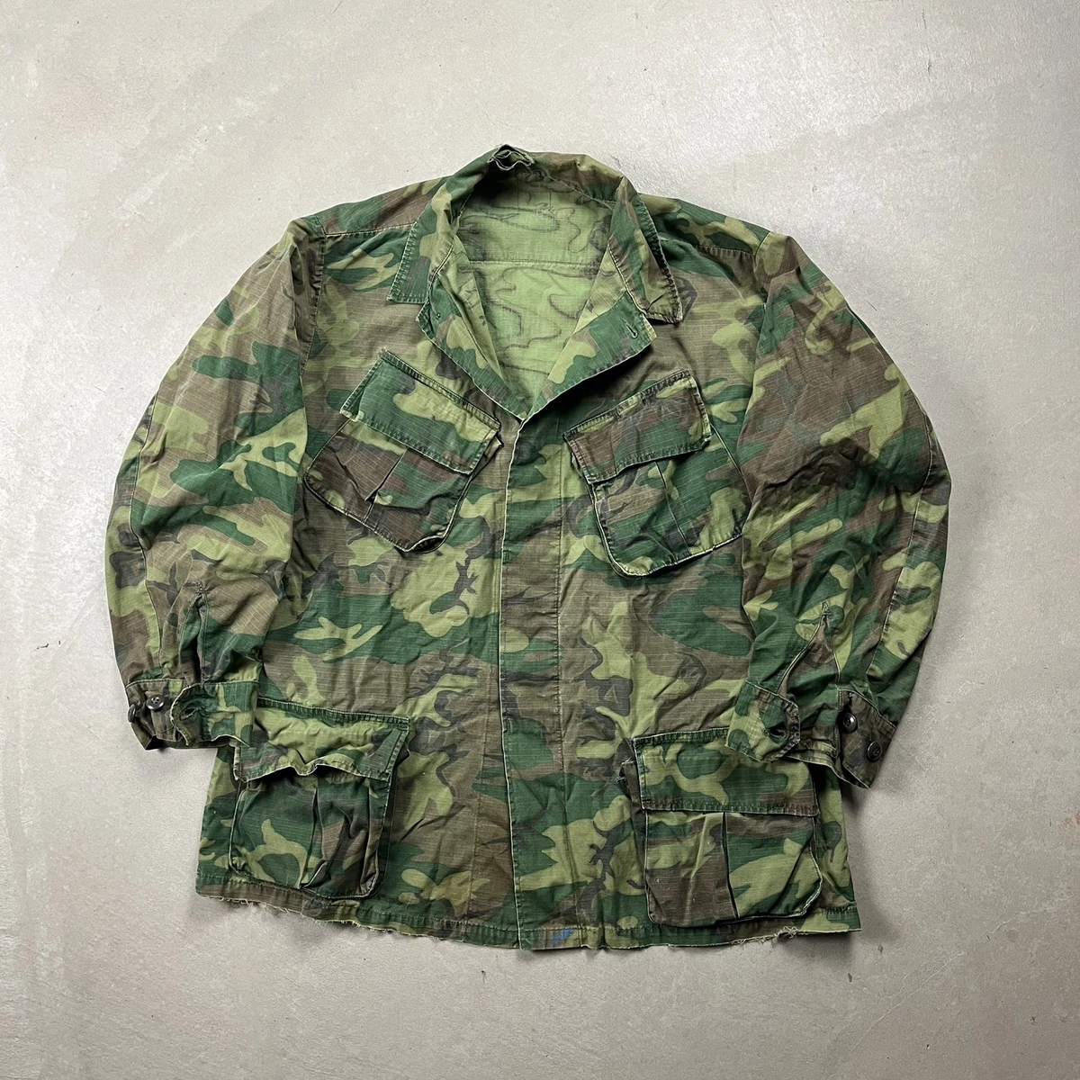 ヴェトナム戦争時代米陸軍OD筒袖戦闘服 XL Vietnam Xl for sale | eBay