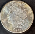 1883CC Morgan Dollar Uncirculated Beautiful Condition Carson City Mint Coin