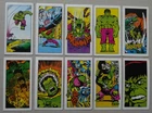 INCREDIBLE HULK RECORDS WALLS ICE CREAM VINTAGE TRADE CARDS 1979 X10