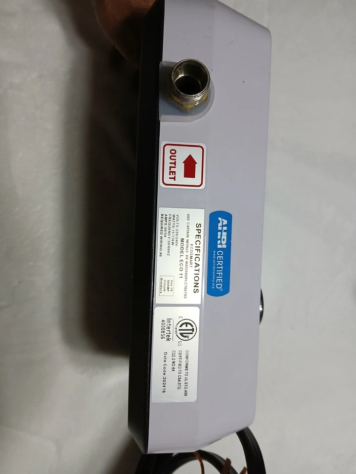 ECOTOUCH ECOSMART Calentador de Agua Eléctrico Sin Tanque 240V Nuevo Foto 2 de 4