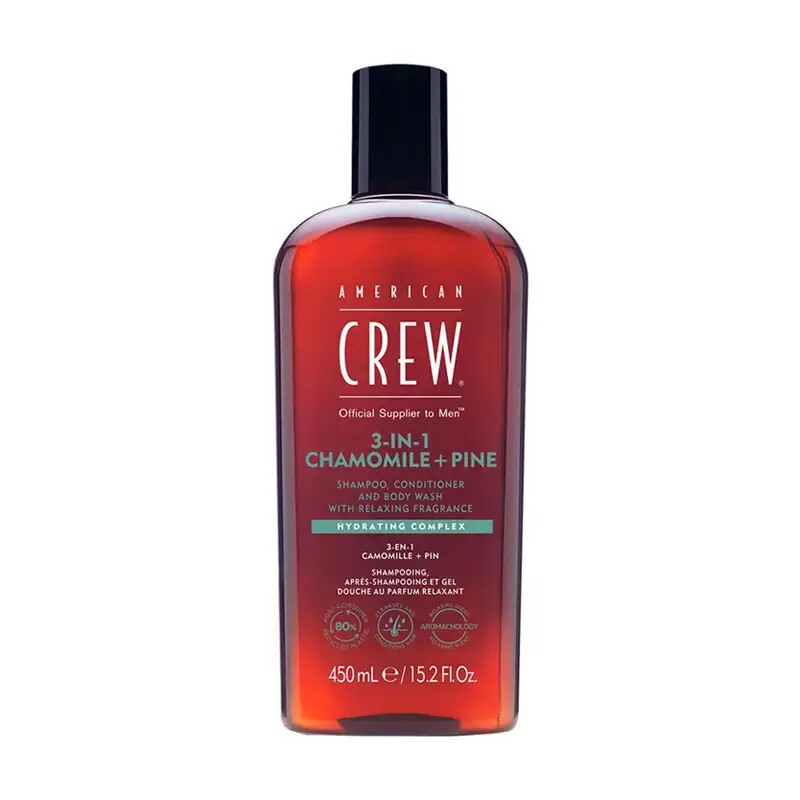 AMERICAN CREW 3 In 1 Chamomile + Pine Shampoo 450ml
