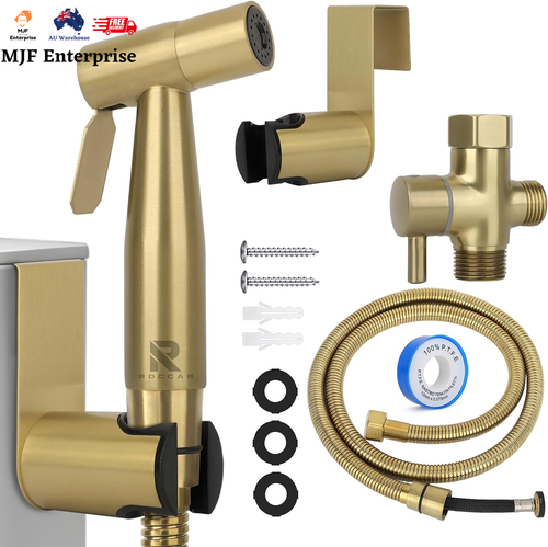 Handheld Bidet Sprayer for Toilet, Spray Attachment with Hose for Feminine Wash, - Picture 10 of 12