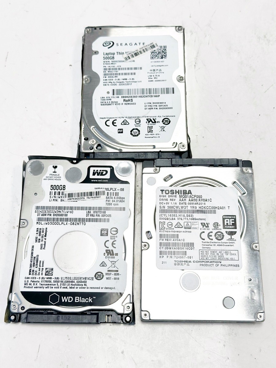 TOSHIBA 2.5インチHDD 10台セット！ 500GB TOSHIBA 2.5インチHDD 10台セット！ 500GB