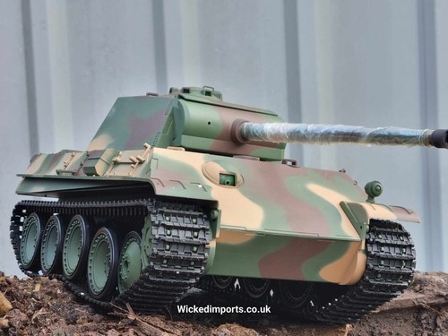 Heng Long 1/16 Tank Radio Remote Control RC Panzer Panther G Smoke Sound BB IR - Picture 13 of 22