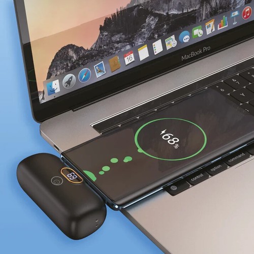 MINI POWERBANK USB-C 5000MAH - NERA - Marca LOSTECH PREMIUM, Mod. LS-93B - 第 4/5 張圖片