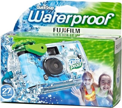 Fujifilm Quick Snap Waterproof 27 exp. 35mm Camera 800 Film Exp 03/24 (2 PACK)