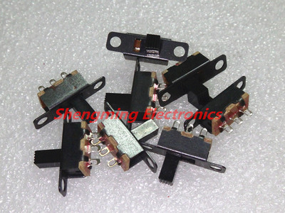 100PCS SS12F15G6 ON/ON 2 Position 1P2T SPDT Panel Mini Slide Switch