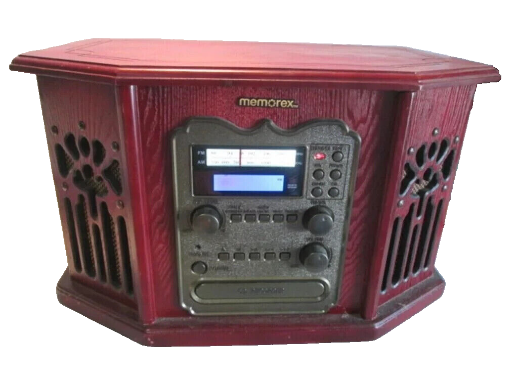 Memorex 9290MMO Record Player Vintage Style Radio CD tape