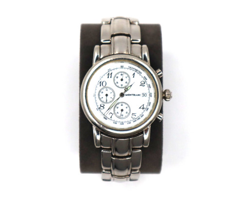 Montblanc Meisterstuck 7005 Watch Tachymeter Date Stainless Steel