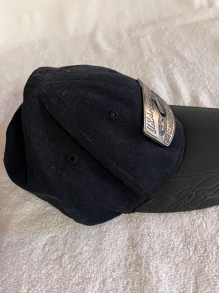 Orange County Choppers Hat Black motorcycle metal badge buckle biker DKL Quality - Image 4 of 4