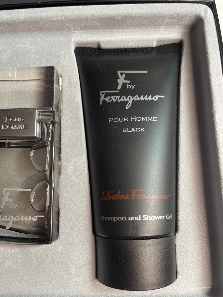 SALVATORE FERRAGAMO 黑色男式 FRAGRANCE Pour Homee 2 件套新品 — 第 3/4 张图片