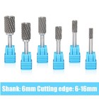 6-16mm TCT Carbide Alloy Rotary File Tool Point Burr Die Grinder Tool