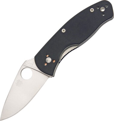 Spyderco Persistence Folding Knife 3'' 8Cr13MoV Steel Blade Black G10 Handle
