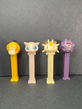 2001 Retired AUSTRIAN  Pokemon  PEZ Candy Dispensers - Set of 4  RARE MEW 