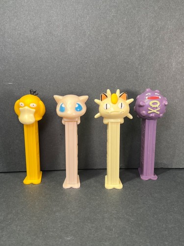 Vintage 2001 AUSTRIA “Pokemon” PEZ Candy Dispensers - Set of (4) **RARE MEW**